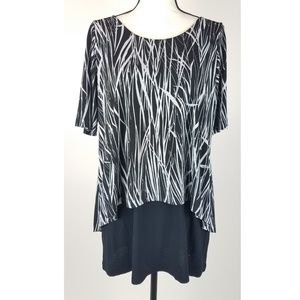🎈 Karen Kane B&W Top szXL